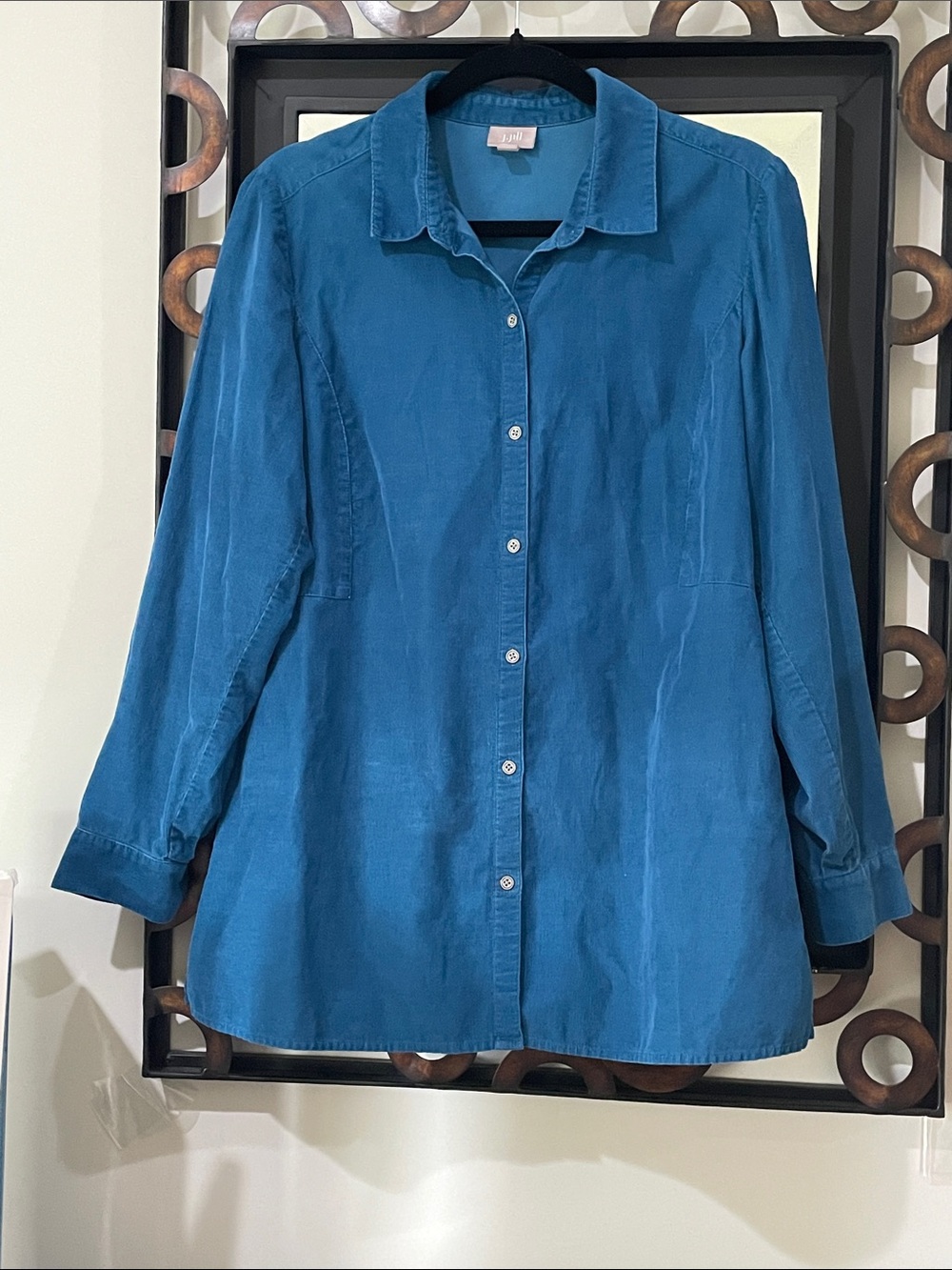 J. Jill Teal Collar Top